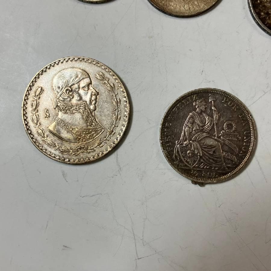 銀貨含む15枚セット アメリカ フランス ドイツ 他