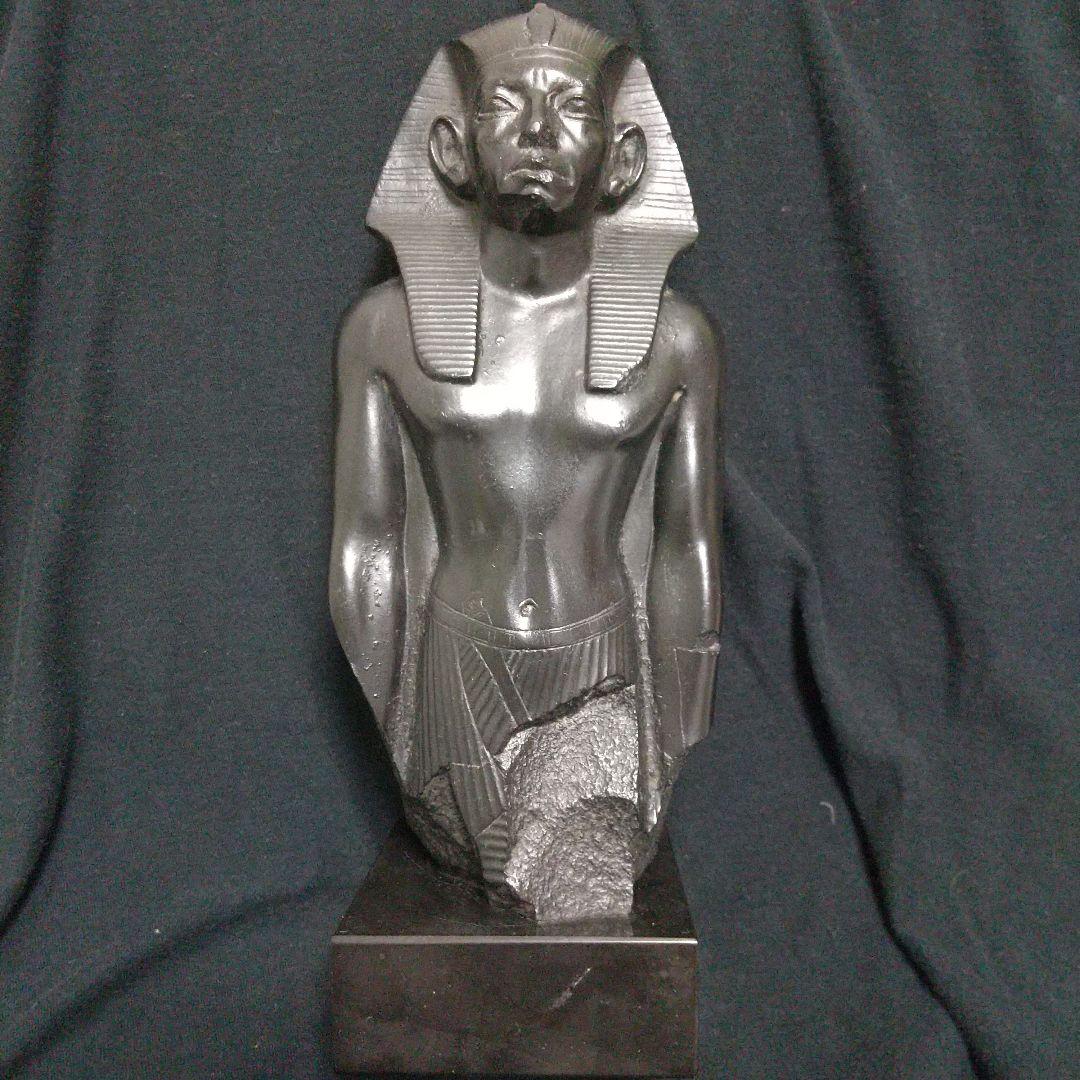 ルーブル美術館ムラージュ工房製／アメンエムハト3世／ファラオ像 24cm