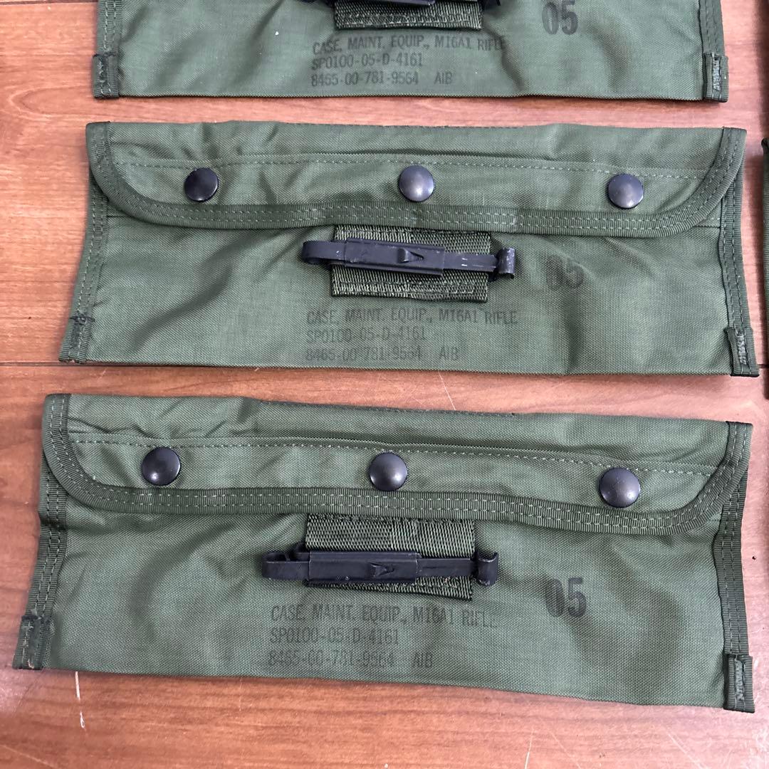デッドストック　米軍　実物　クリーニングキットケース　ODグリーン 10枚セット