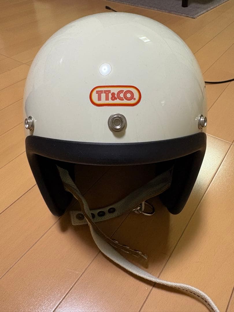 tt&co ヘルメット　スーパーマグナム　アイボリー　ハーレー　Lサイズ