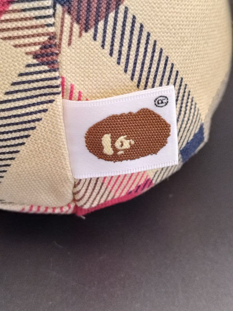A BATHING APE BAPE ベビーマイロ チェック柄 ぬいぐるみ