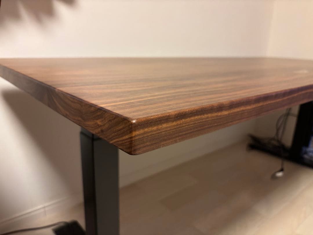 Flexispot e7 昇降式デスク 幅180cm特注ウォールナット無垢材天板