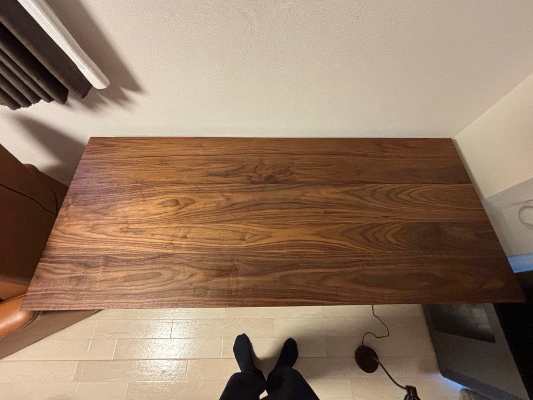 Flexispot e7 昇降式デスク 幅180cm特注ウォールナット無垢材天板