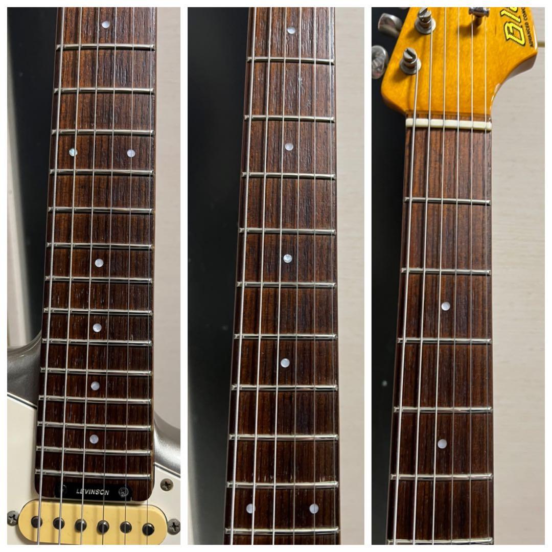 即発送 Blade Levinson ストラトタイプ pewterカラー