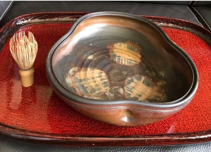 備前焼大鉢　安井徹作