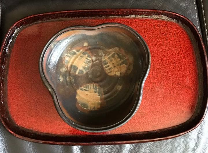 備前焼大鉢　安井徹作