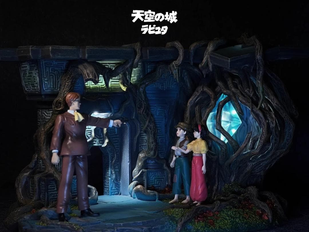 宮崎駿 天空の城ラピュタ バルスの再生 彫刻フィギュア