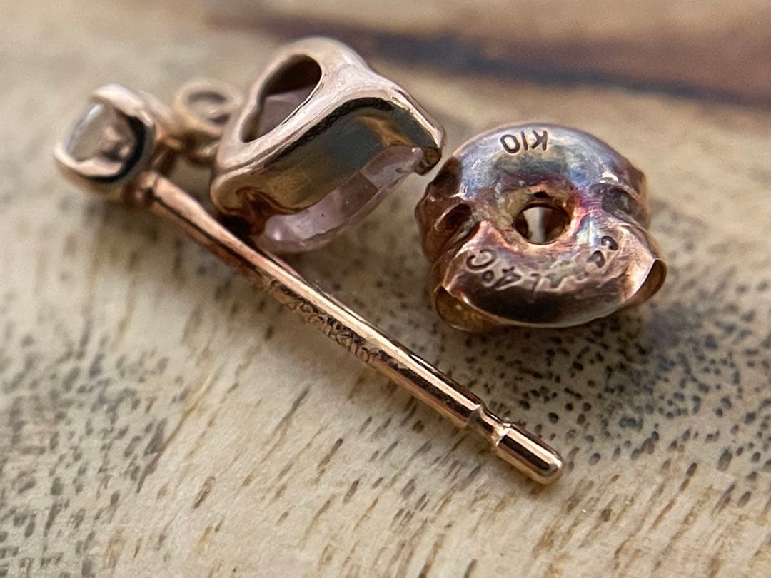 カナル4℃ K10 ピアス 両耳 2点セット