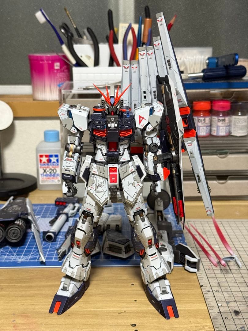 ジュン様へMG νガンダム　HWS 完成品