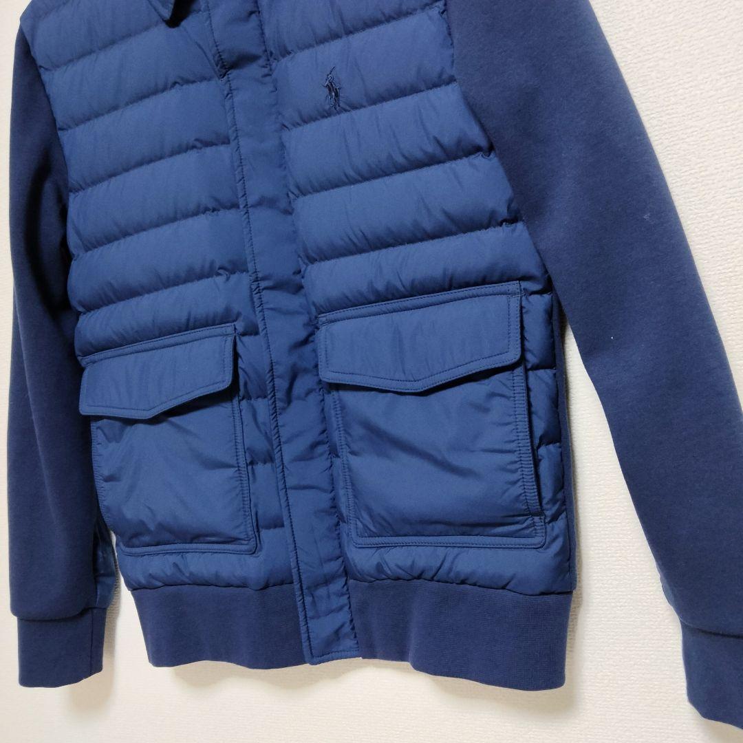 POLO ラルフローレン ハイブリッド ダウンブルゾン メンズXS ネイビー系
