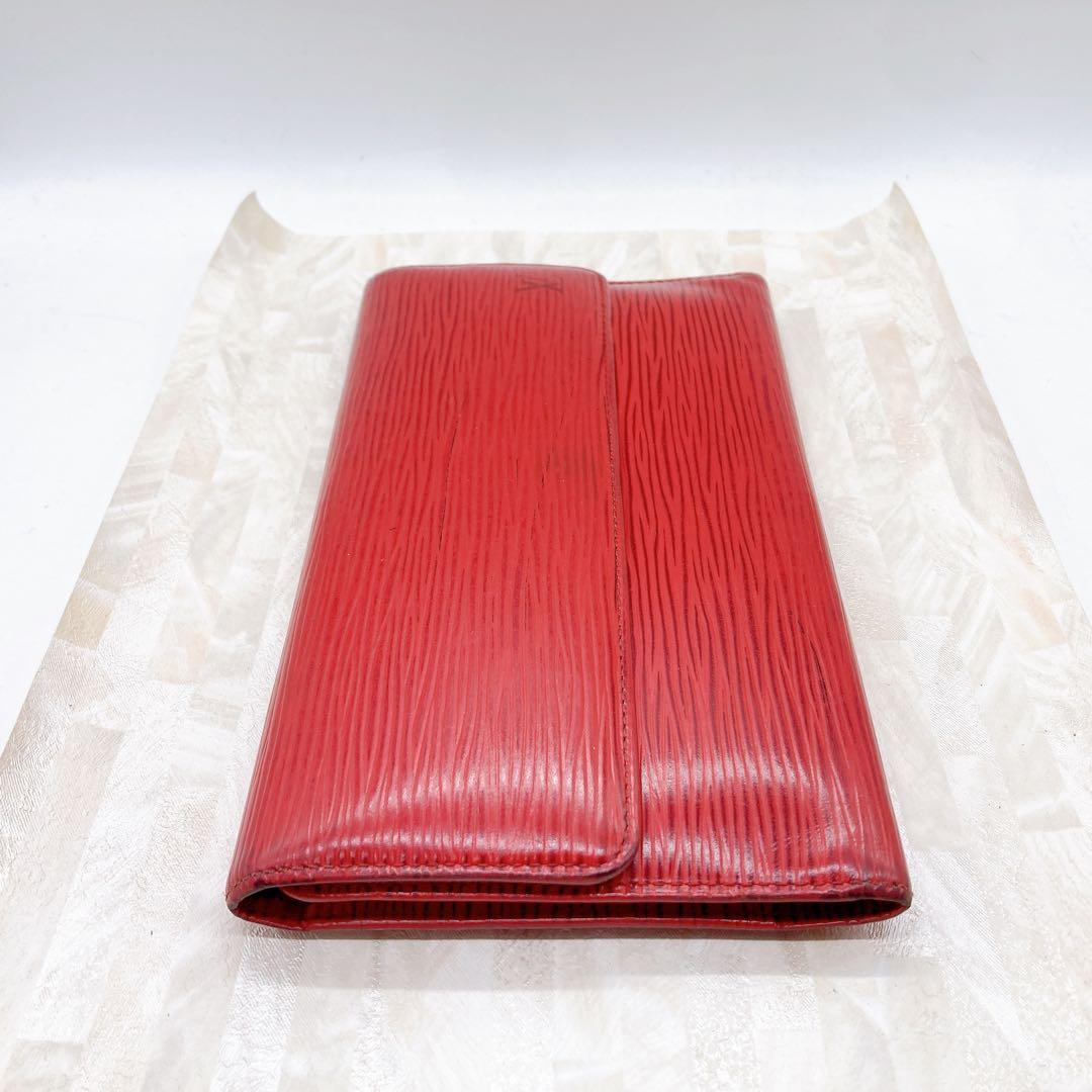 LOUIS VUITTON 二つ折り財布　エピ　レッド　CA0923 正規品