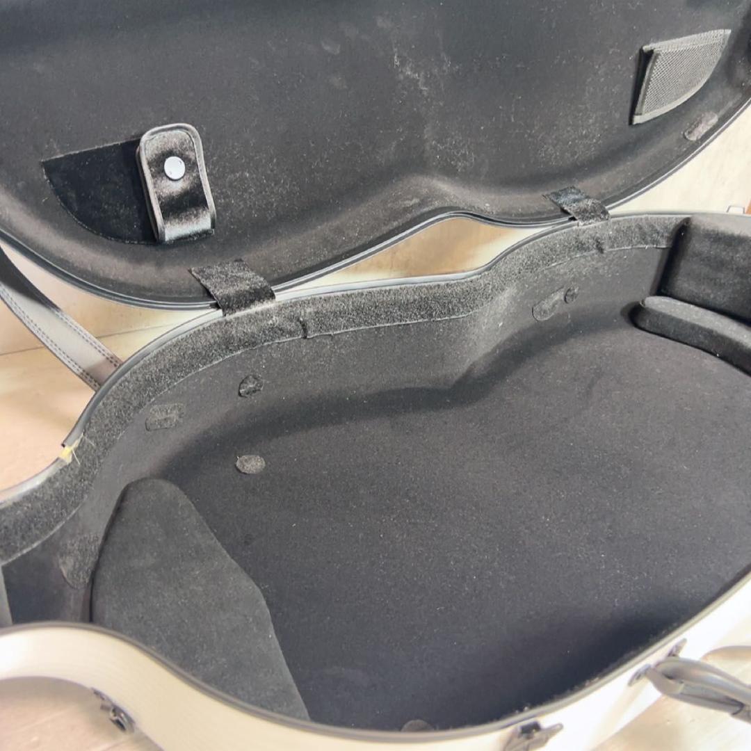 美品！　PURE GEWA ゲバ　チェロケース　白　ハードケース