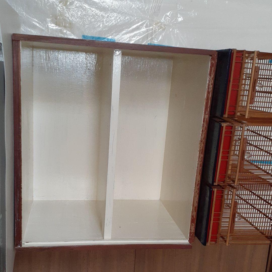 鳥籠六個　六羽桶セット