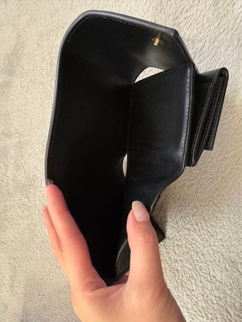 【極美品】セリーヌ レザー スモールトリフォールド 三つ折り財布