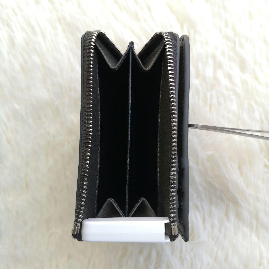 美品 HIROFU ソープラ ２つ折り財布 人気 グレー 付属品有り