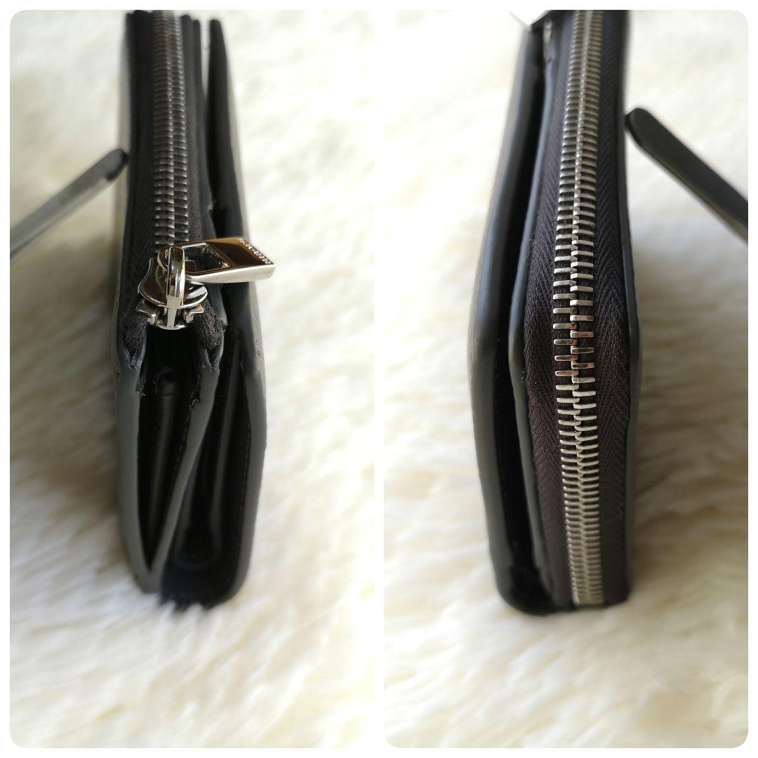 美品 HIROFU ソープラ ２つ折り財布 人気 グレー 付属品有り