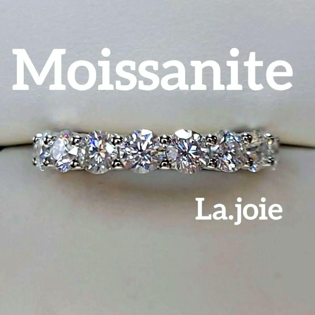 最高品質 モアサナイト フルエタニティ 【13号】4mm リング