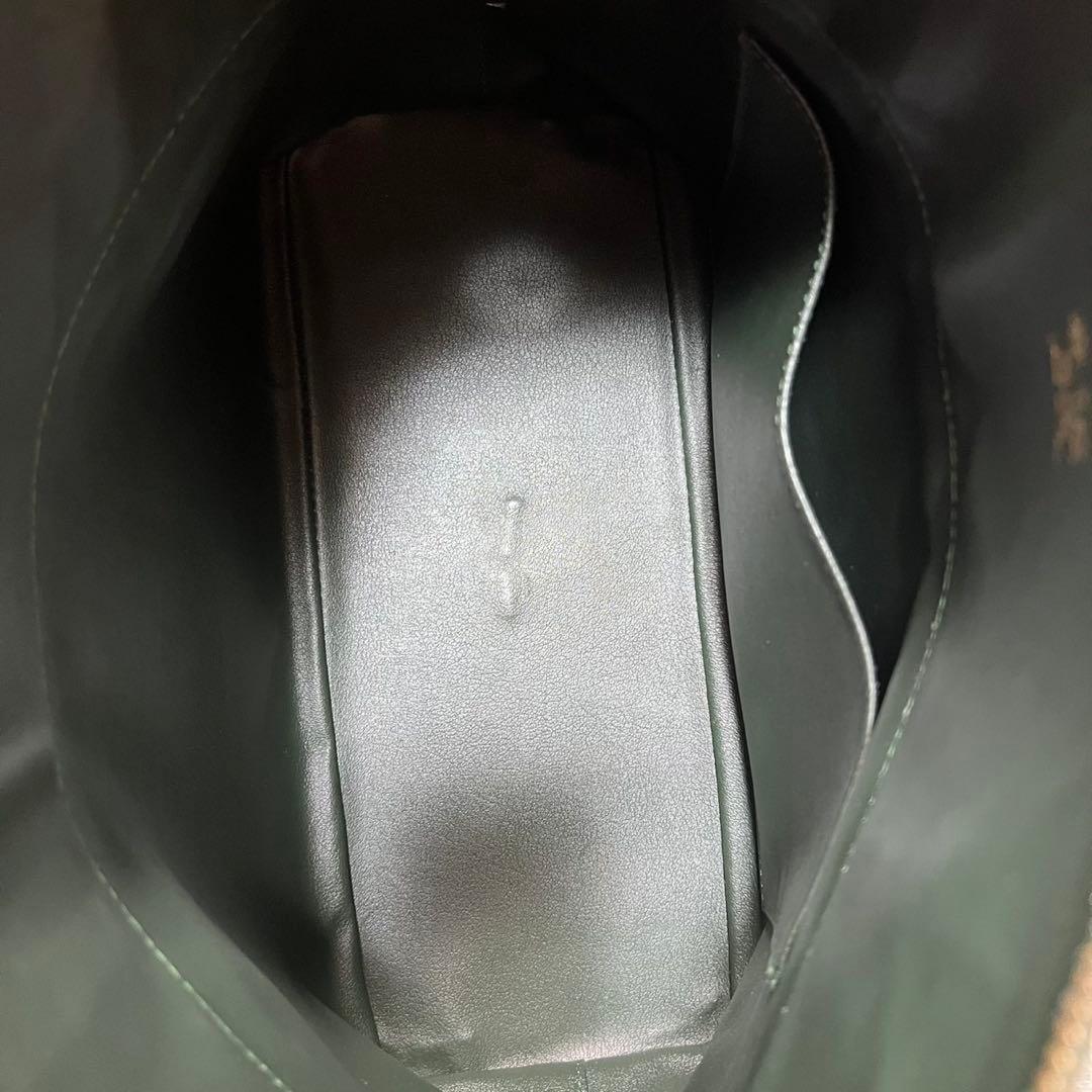 【美品】HIGH CLASS ハイクラス /オーストリッチ型押し/ハンドバッグ