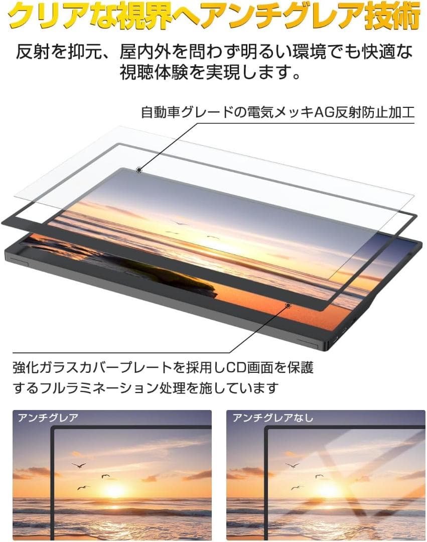 【新品】最安値セール中！モバイルモニター 15.6インチ タッチパネル　IPS