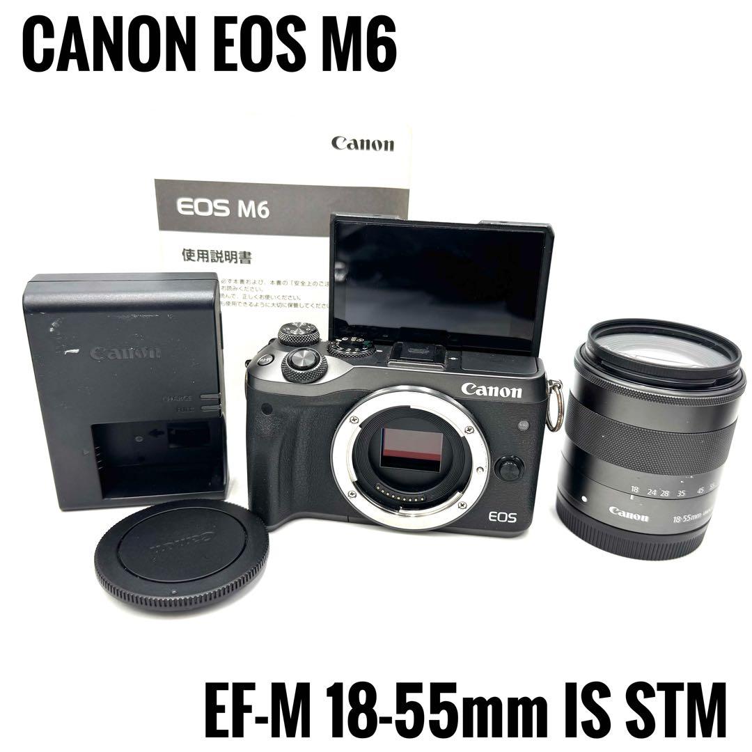 動作良好 CANON EOS M6 EF-M 18-55mm レンズキット