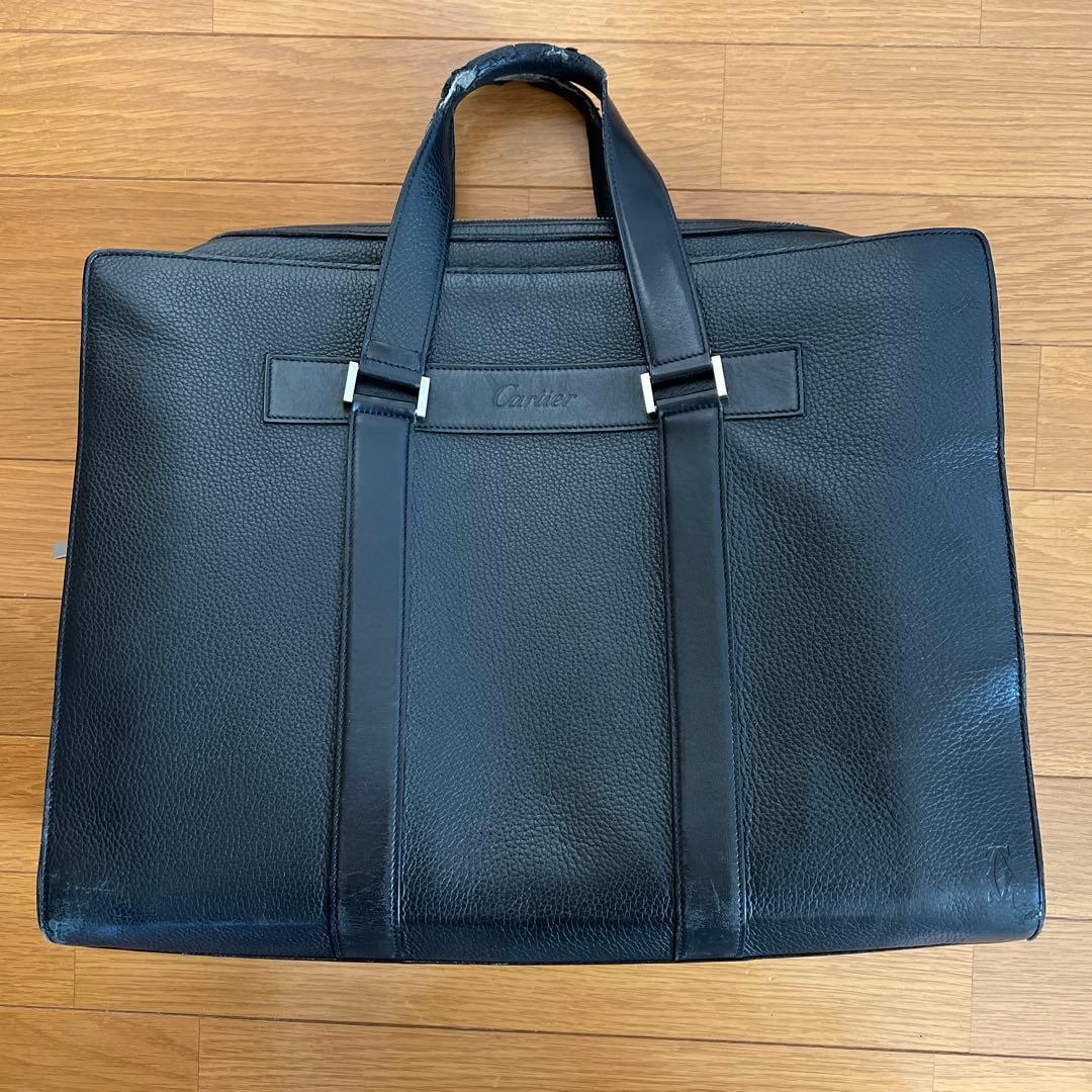 Cartier カルティエ マストドゥ カルティエ 2C ロゴ ビジネスバッグ