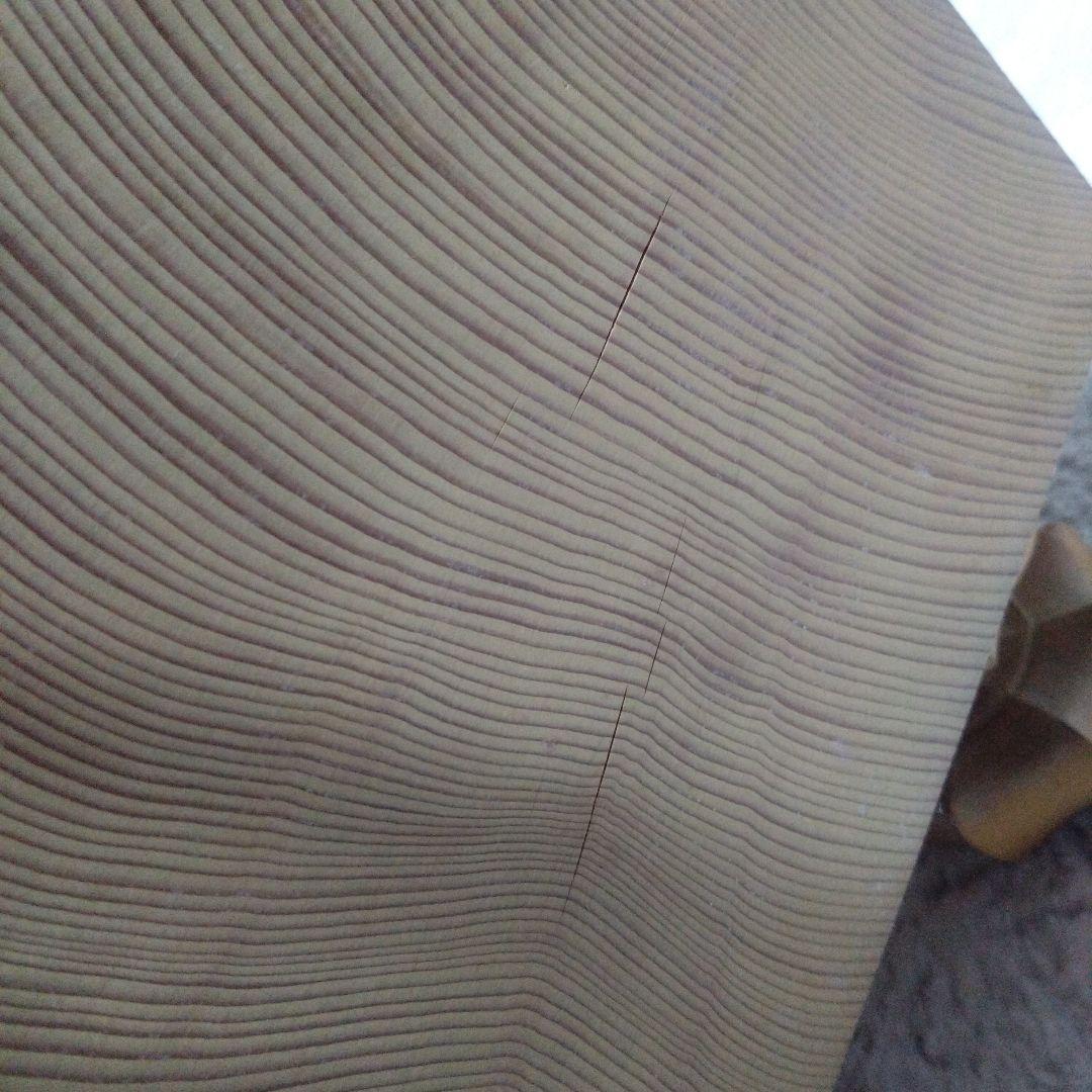 【囲碁】本榧碁盤　7寸　柾目盤