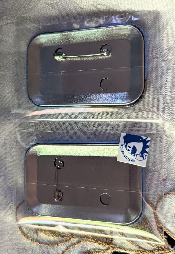 新品 ペルソナ3 リロード ステラワース 購入特典 缶バッジ 主人公 2種