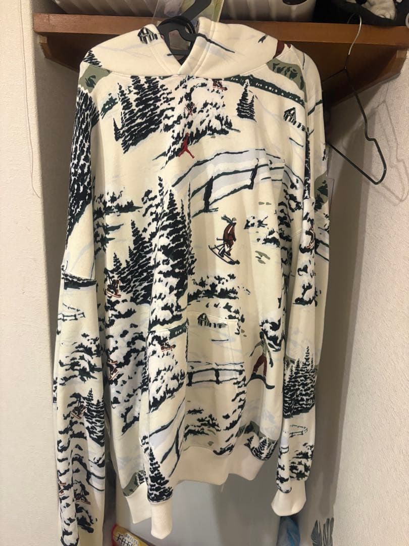 Nike スキー雪景色パーカー XL