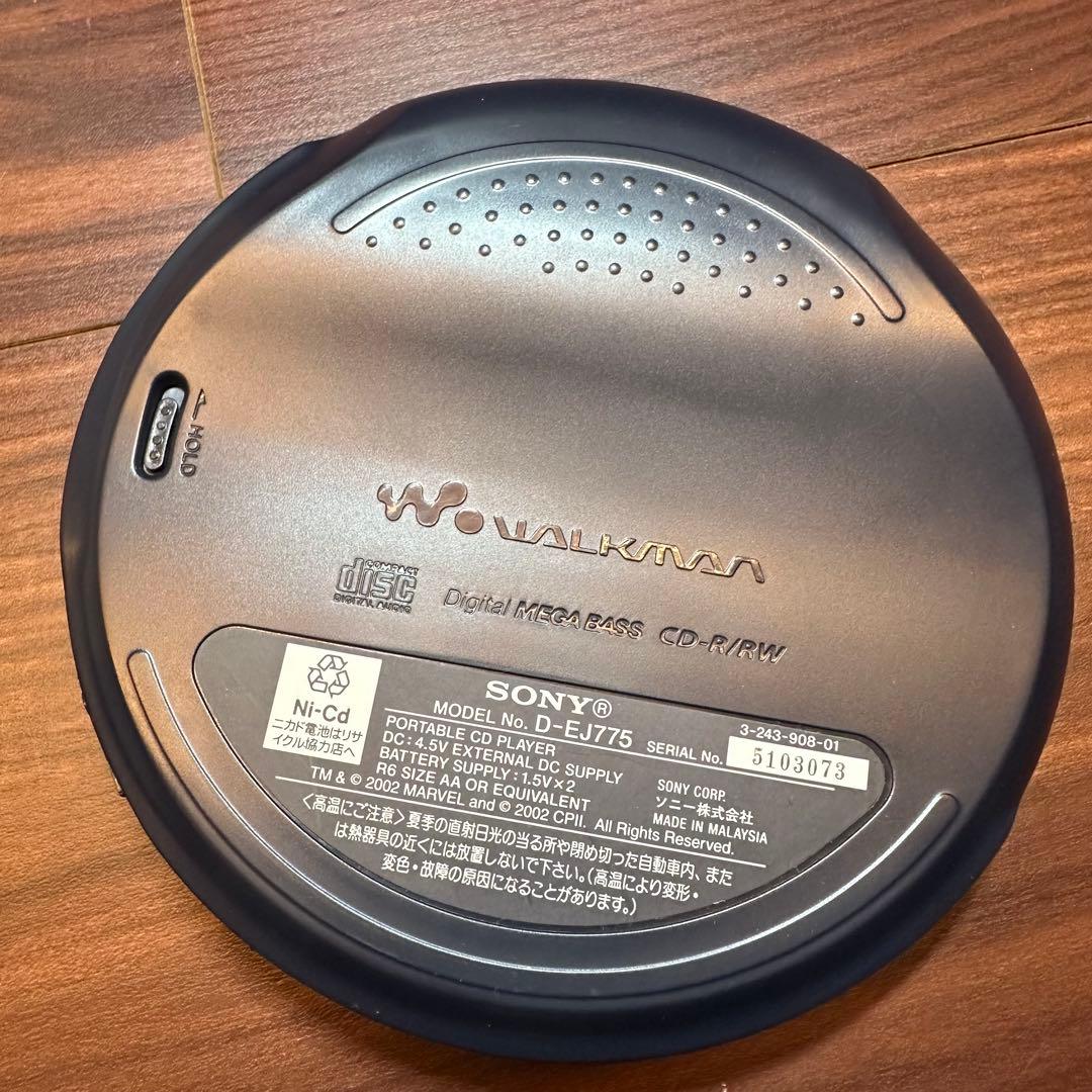 SONY CDウォークマン D-EJ775 スパイダーマン 5525