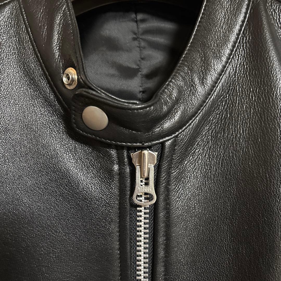 SHIPS ライダース 革ジャン ラムレザー