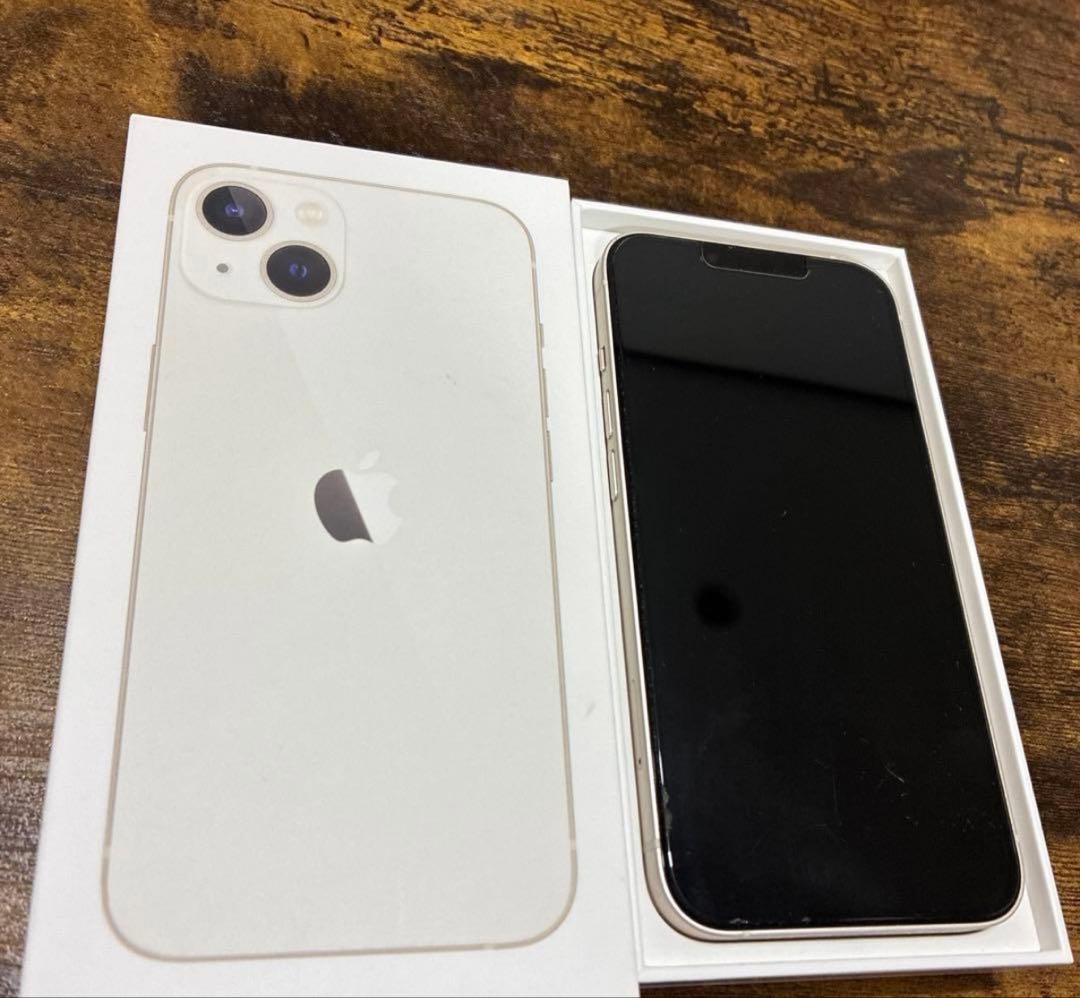 iPhone 13 Starlight 128GB 本体 ホワイト81%