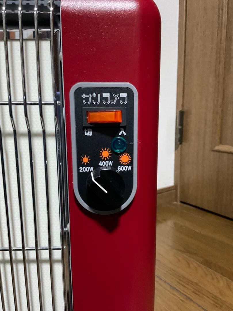 『美品』人気のサンラメラ600w型 ニューセラミックヒーター 日本製