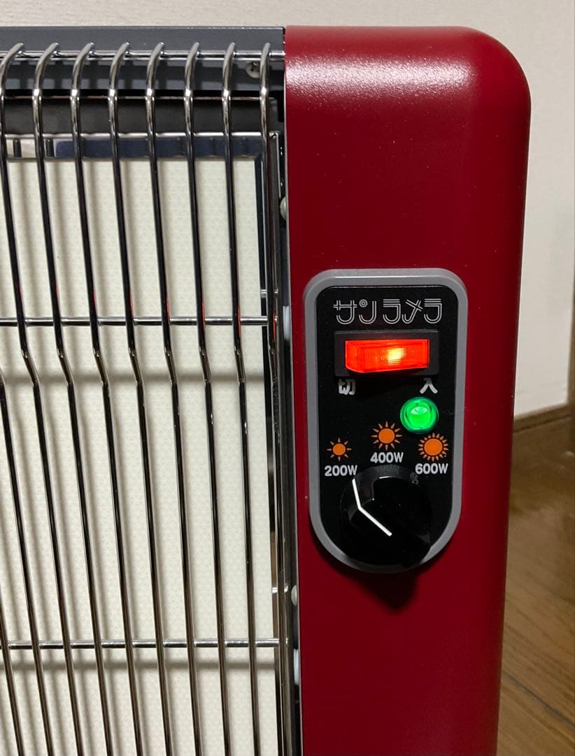 『美品』人気のサンラメラ600w型 ニューセラミックヒーター 日本製