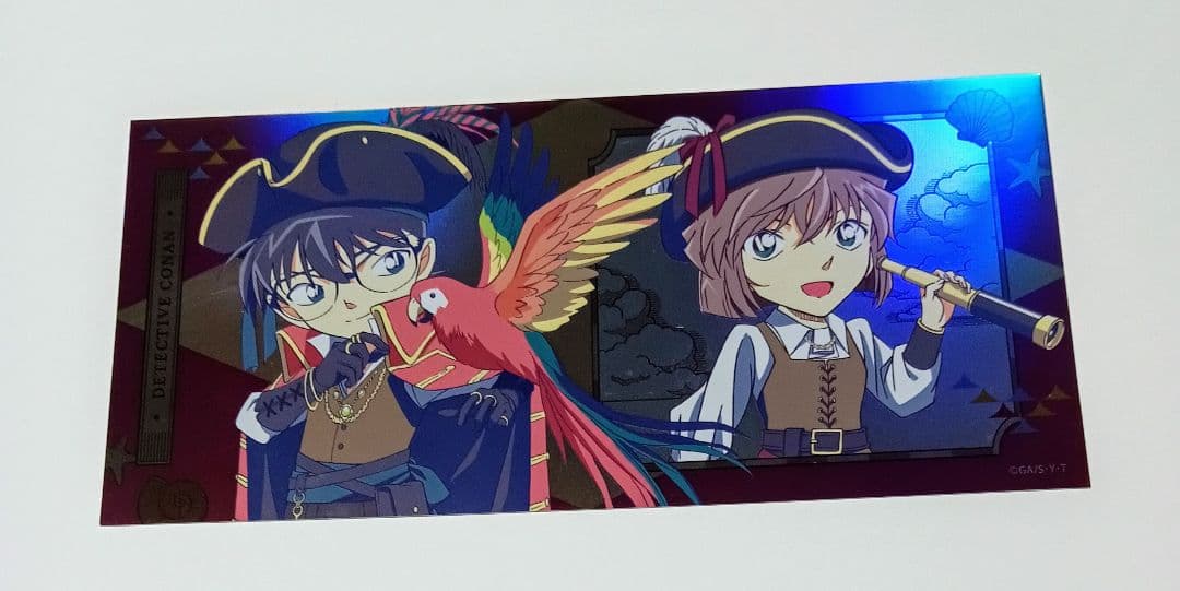 キッド&コナン 哀&コナン クラパレット 船乗りアクキー&カード 3点セット