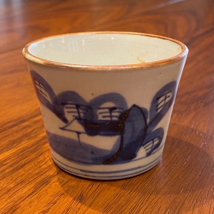 古伊万里　蕎麦猪口　藍染付