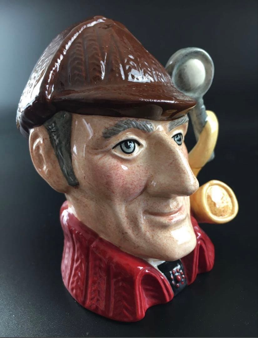 1972年ロイヤルドルトンThe Sleuth シャーロックホームズトビージャグ