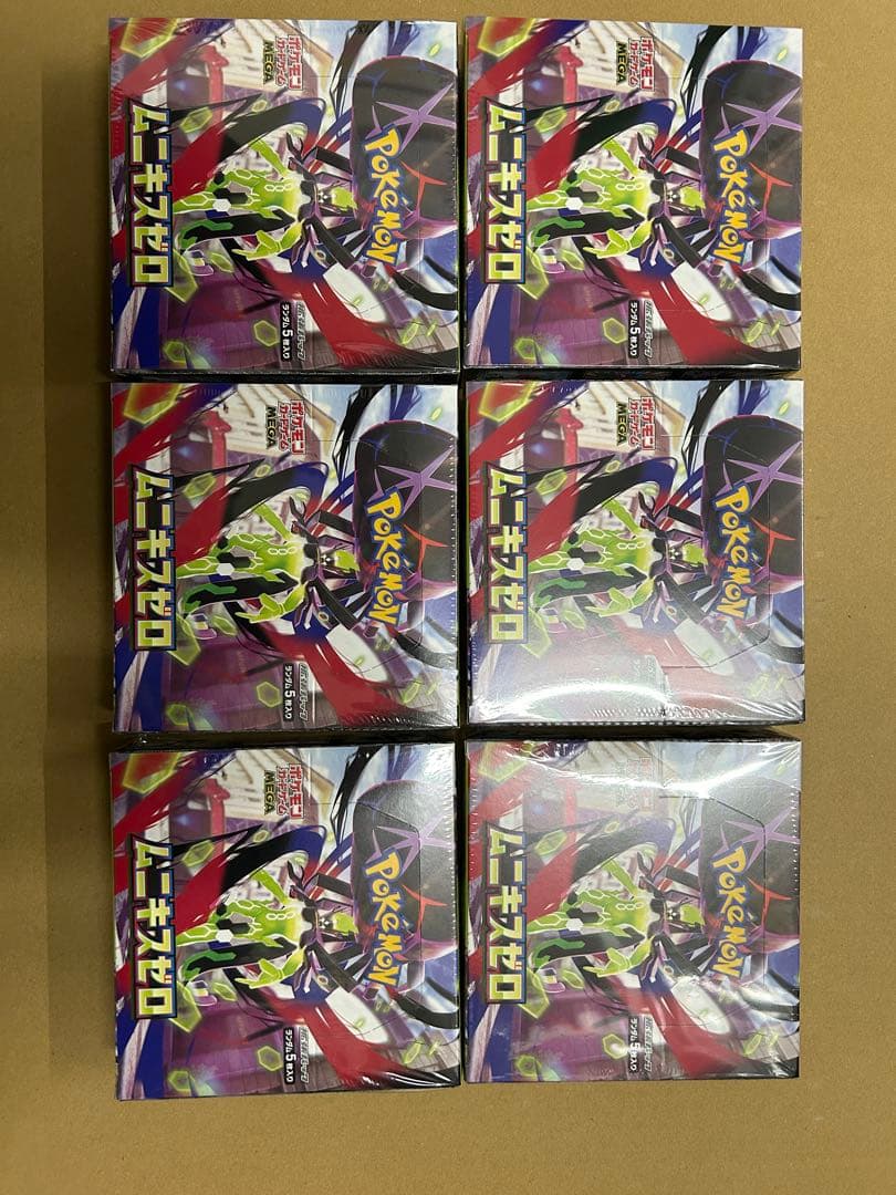 ポケモンカードゲームシュリンク付き６ＢＯＸ
