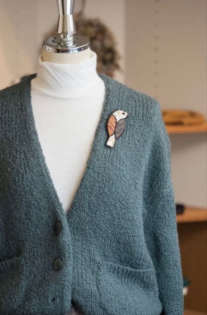 【新品未使用】minä perhonen ブローチ 鳥型