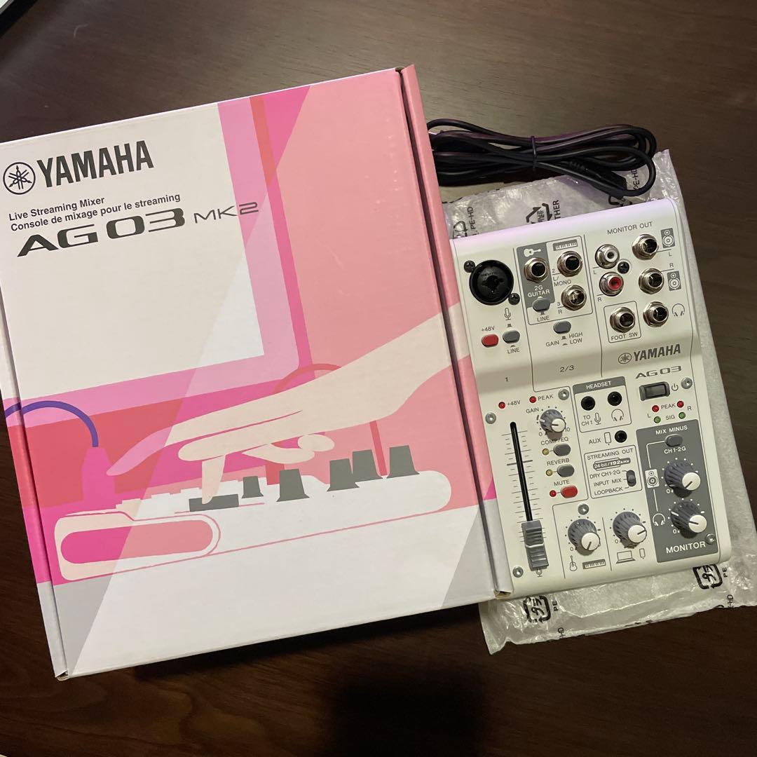 YAMAHA ライブストリーミングミキサー AG03MK2