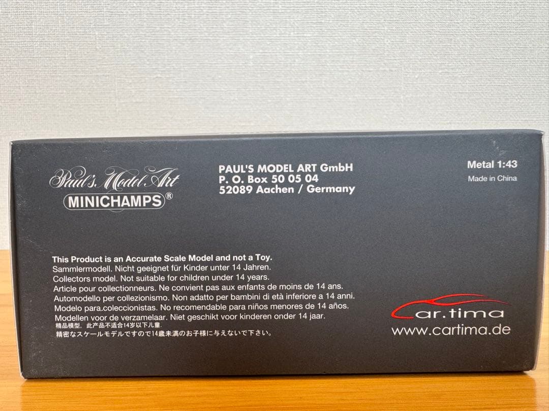 【MINICHAMPS】限定200台 Porsche 911(991) GT3