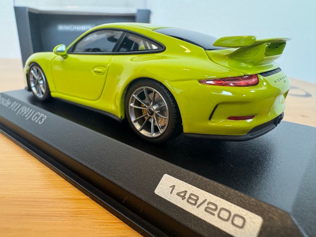 【MINICHAMPS】限定200台 Porsche 911(991) GT3