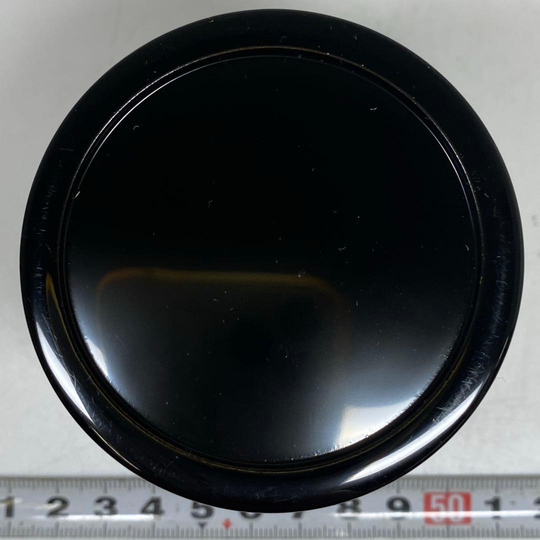 祥雲造　七賢人蒔絵面根来塗　茶器　棗　高さ7cm 東N7-1007☆2F