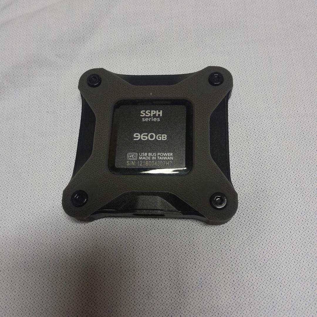 I-O DATA 960GB 外付けSSD ブラック