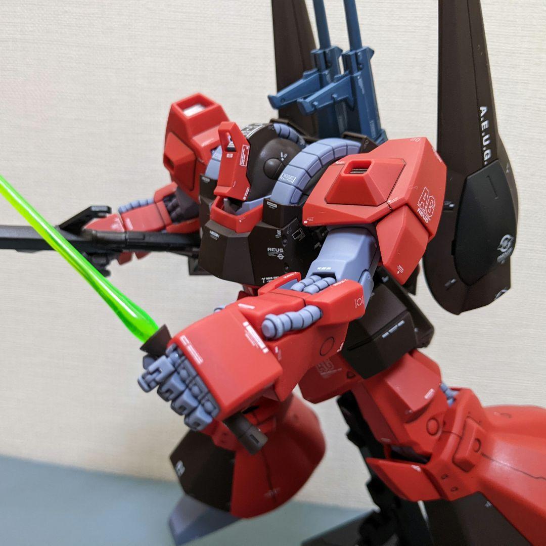「やってみるさ!」ガンプラ完成品　1/100MG　リック・ディアス(クワトロ機)