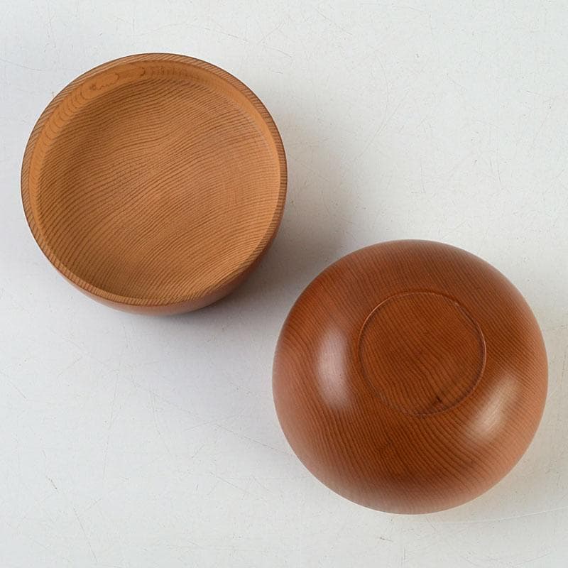 茶道具　天然木　漆塗　大平棗　共箱　V　9335