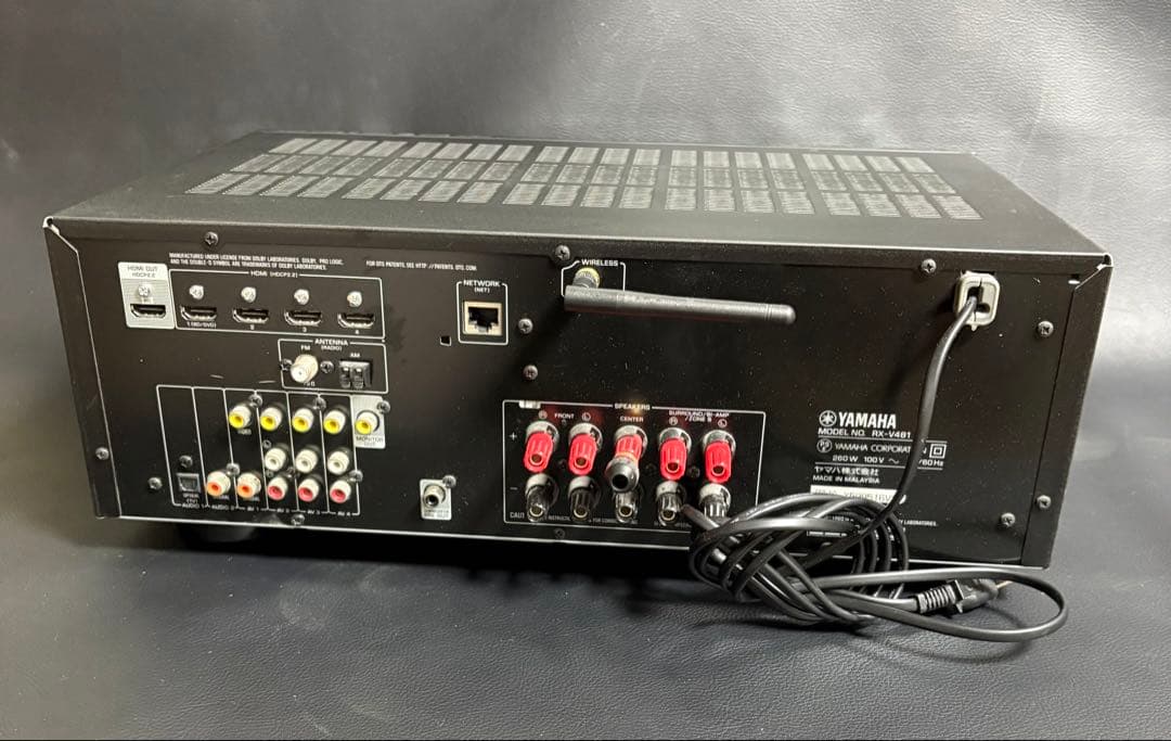 【通電確認済み】YAMAHA AVレシーバー　RX-v481