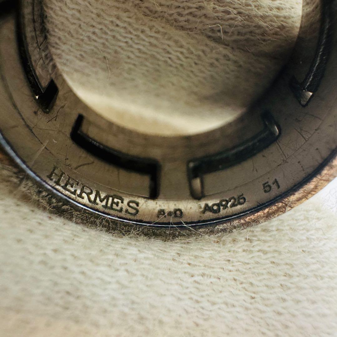 ✨HERMES✨エルメス✨ムーブアッシュ✨Ag925✨シルバー✨Hロゴ✨リング✨