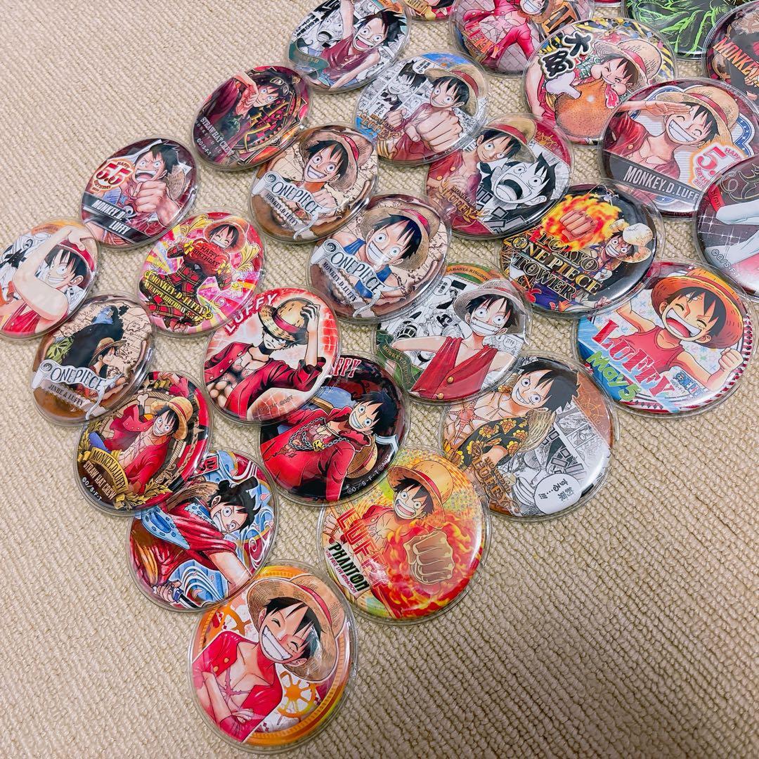 ONE PIECE ルフィ 輩缶バッチ 35個セット 日本限定