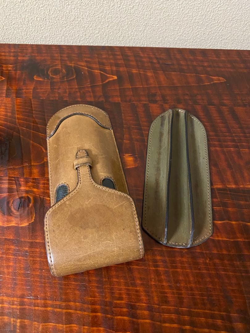 ワイルドスワンズ ペンケース ３本用 オリーブ色 フルハルターコラボ品