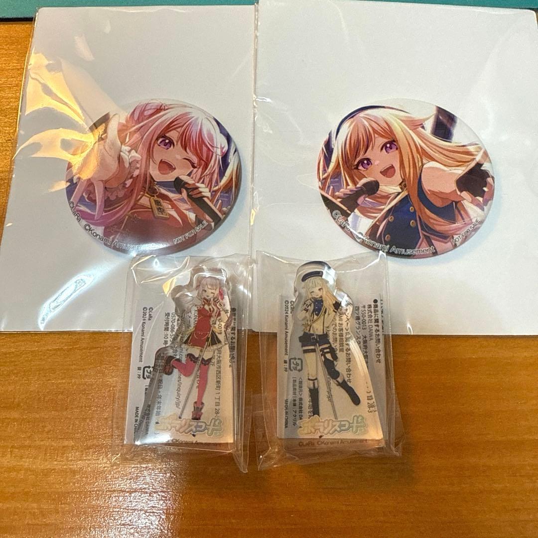 【 最終値下げ中 】ヒメヒナ ポラリスコード アクリルブロック 缶バッジ